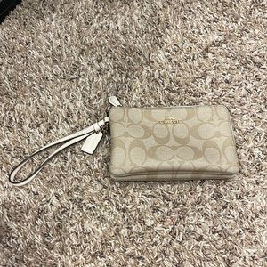 Mini Coach Wristlet